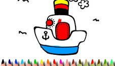 BTS Boat Coloring