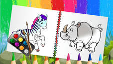 Funny Animals Coloring Book