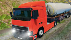 Oil Tanker Truck Transport